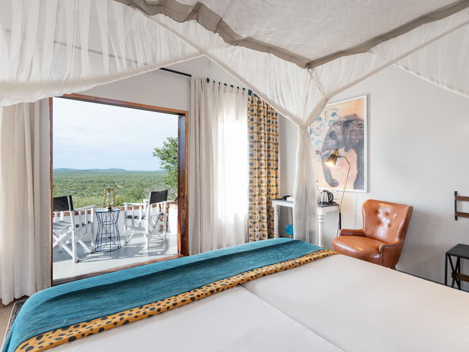 Etosha Safari Lodge, Gondwana Collection Namibia, Standard Twin Rooms, Bedroom