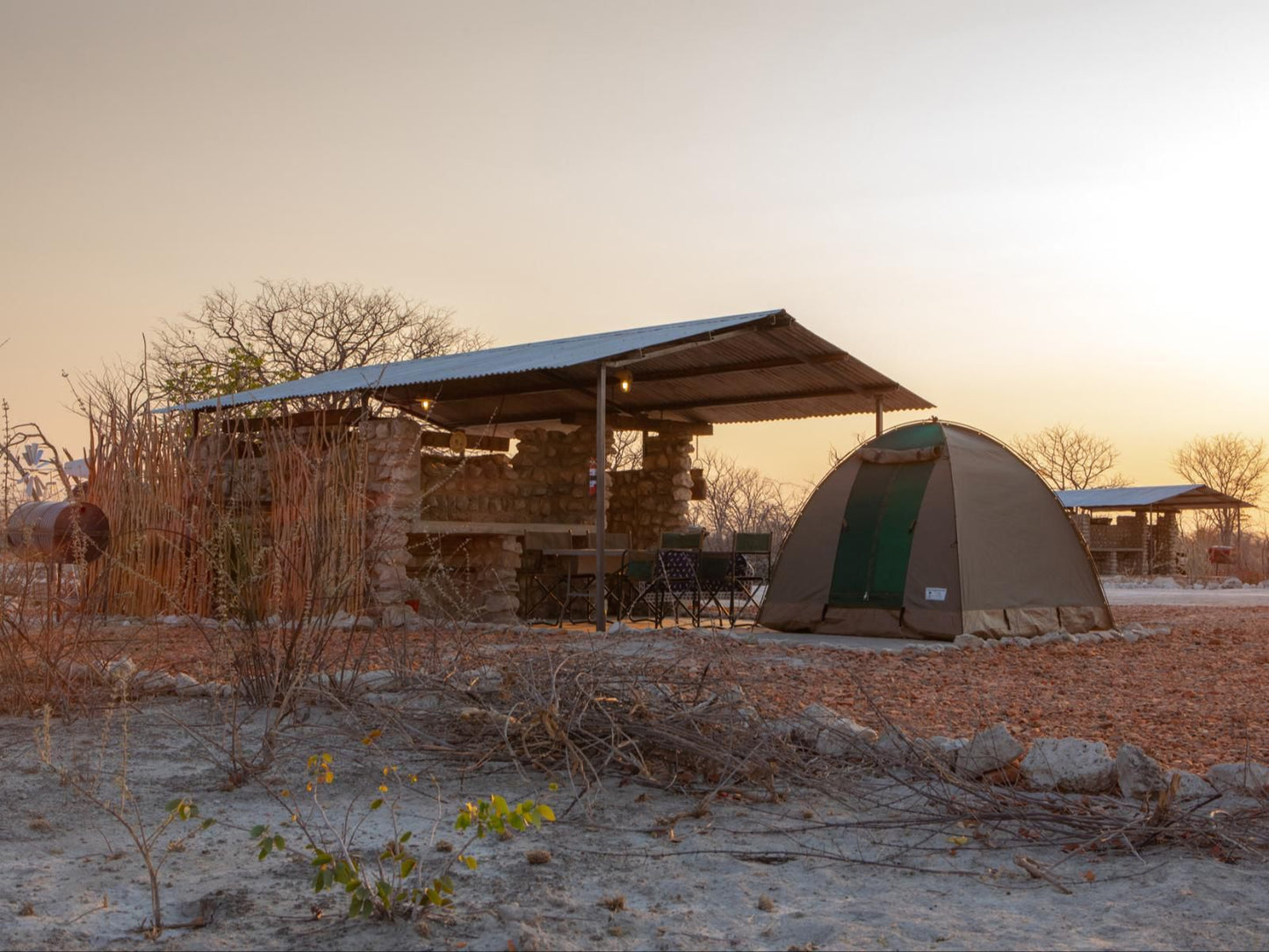 Etosha Trading Post, Individual Campsites, Tent, Architecture