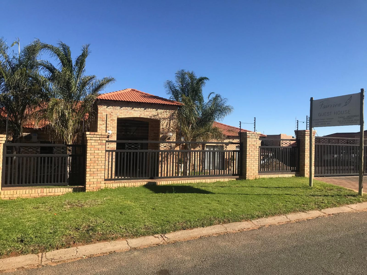 Fairview Guest House Hartswater, Gate, Architecture, House, Building, Palm Tree, Plant, Nature, Wood