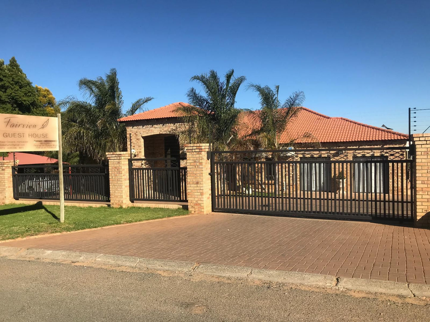 Fairview Guest House Hartswater, Gate, Architecture, House, Building, Palm Tree, Plant, Nature, Wood