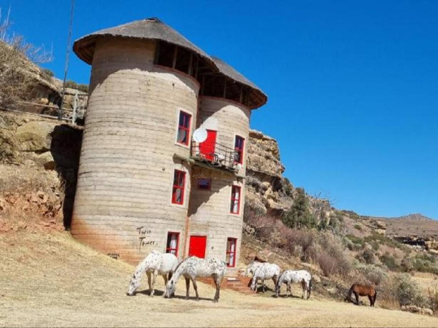 Fairview Estates Fouriesburg Free State South Africa Complementary Colors, Building, Architecture