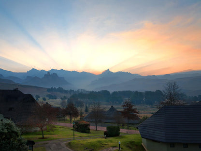 Fairways Drakensberg Drakensberg Gardens Kwazulu Natal South Africa Mountain, Nature, Sky, Sunset