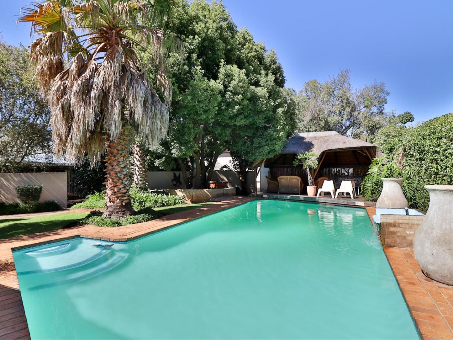 Fin And Feather Guest Lodge Boksburg Johannesburg Gauteng South Africa Complementary Colors, Palm Tree, Plant, Nature, Wood, Garden, Swimming Pool