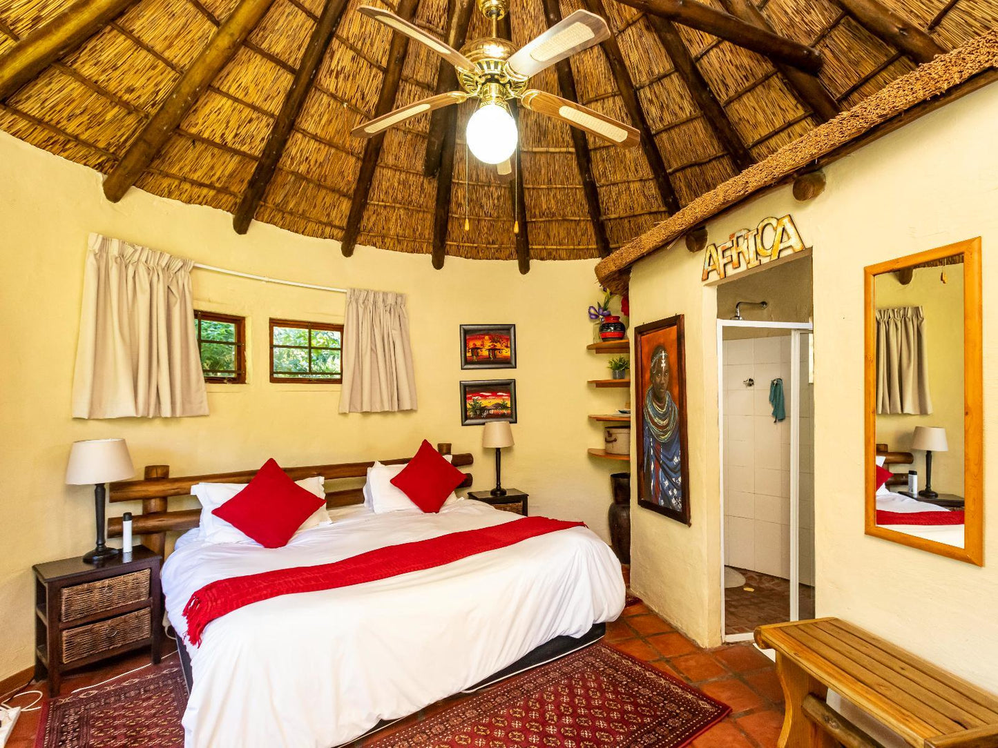 Safari 1 Double Room with Garden View @ Fish Eagle Manor