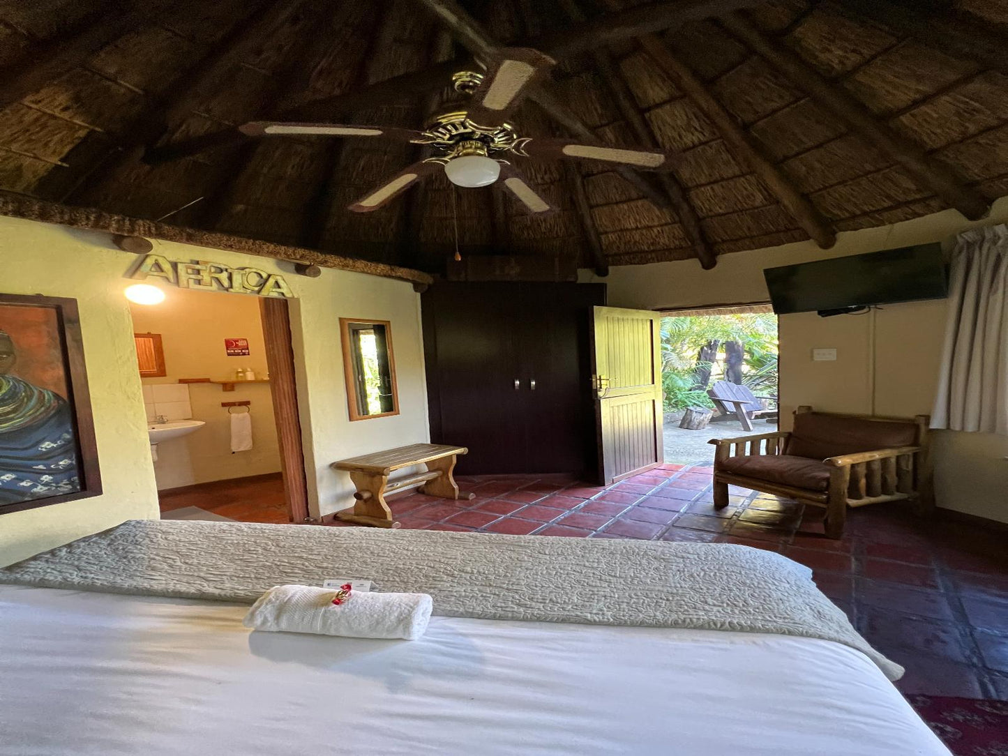 Safari 3 Double Room with Garden View @ Fish Eagle Manor