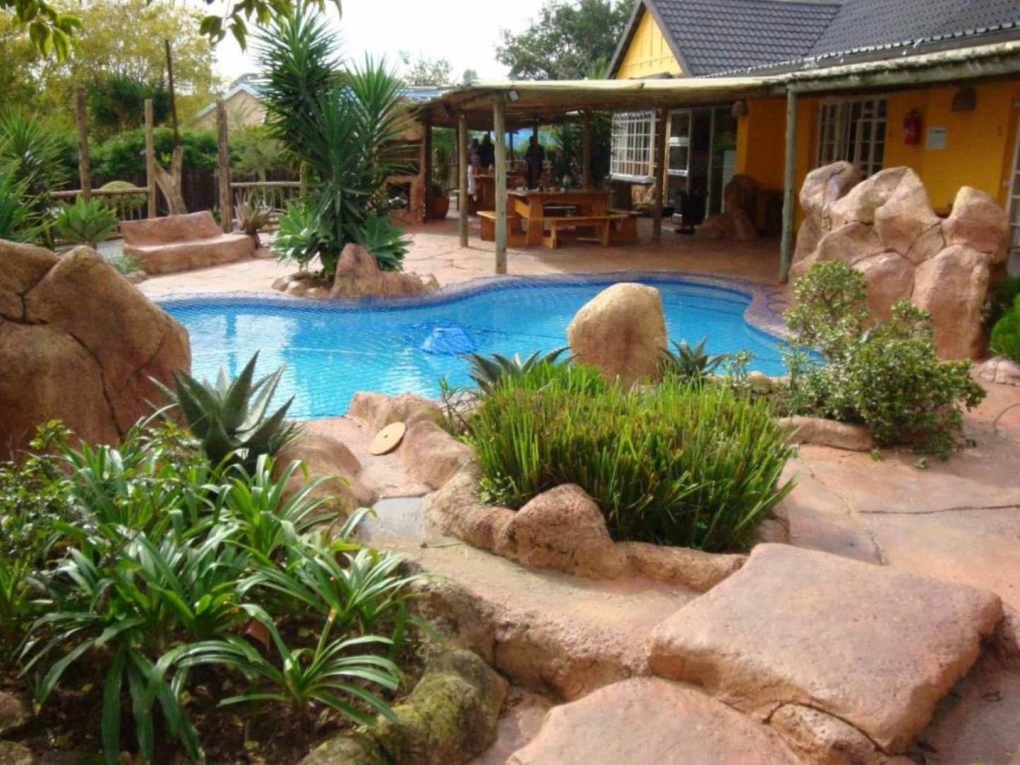 Flintstones Guest House Fourways Fourways Johannesburg Gauteng South Africa Garden, Nature, Plant, Swimming Pool