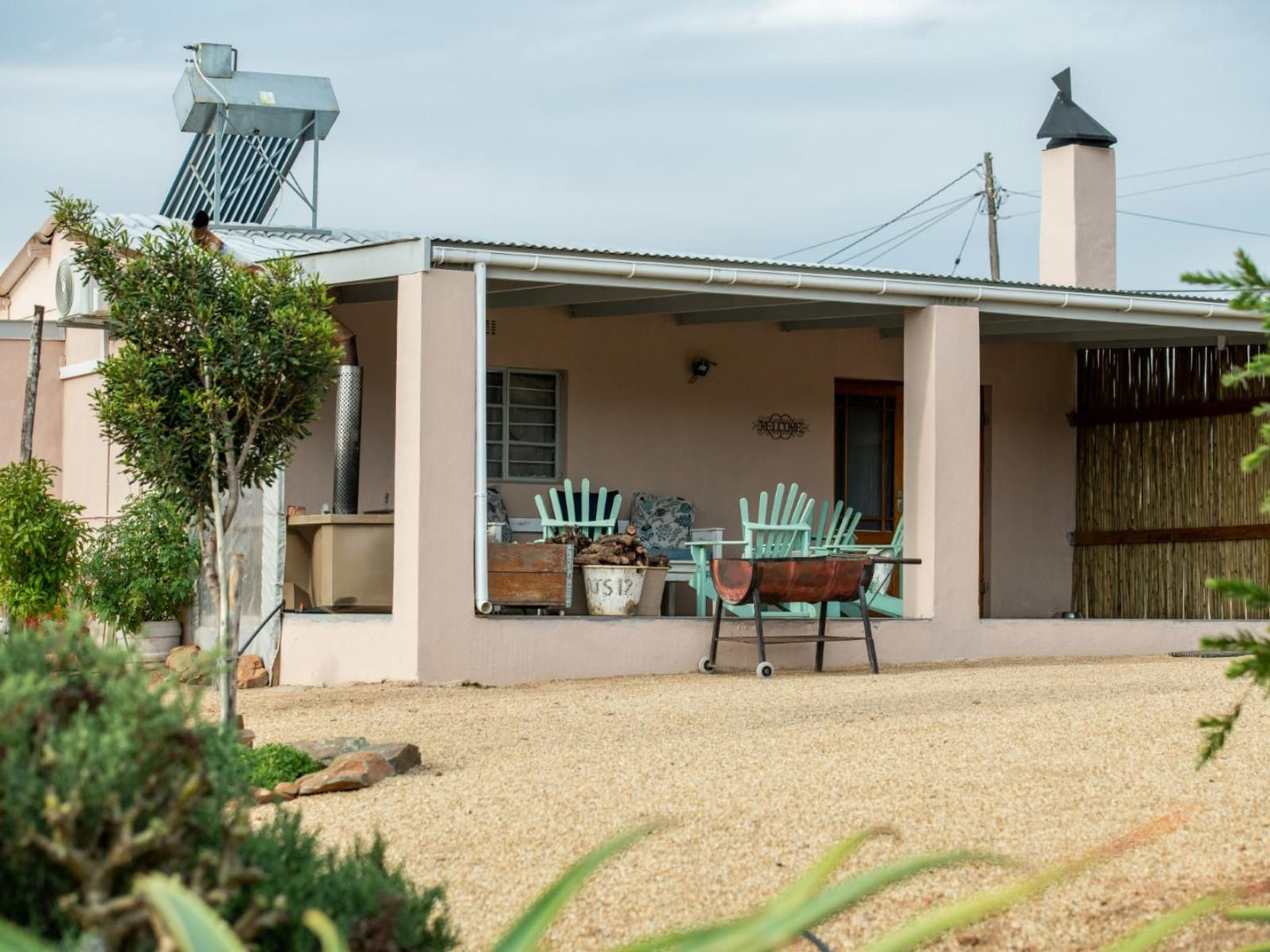 Fossil Hills Farm Cottage Mcgregor Western Cape South Africa Building, Architecture, House, Palm Tree, Plant, Nature, Wood