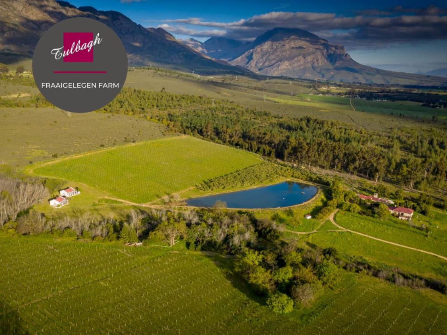 Fraaigelegen Farm Tulbagh Western Cape South Africa Mountain, Nature, Aerial Photography, Highland