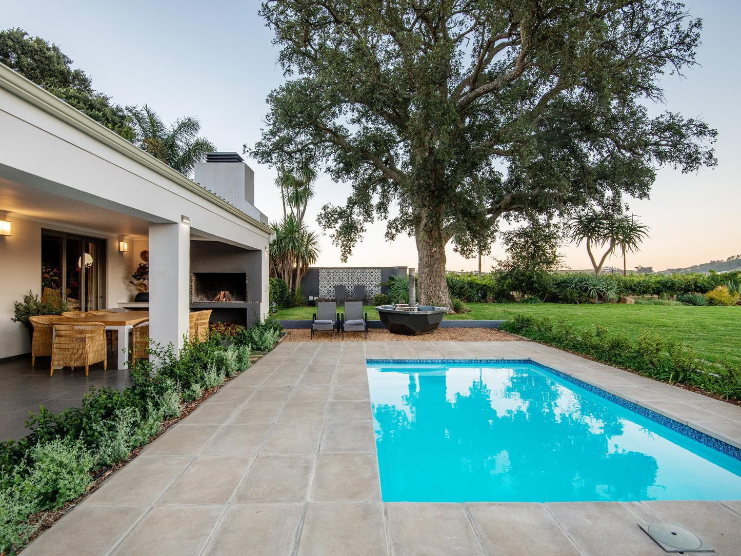 Fransmanshuijs Luxury Farmhouse Devonvallei Stellenbosch Western Cape South Africa House, Building, Architecture, Garden, Nature, Plant, Swimming Pool