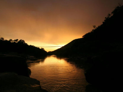 Gangeni Safari Bush Lodge Elandslaagte Kwazulu Natal South Africa River, Nature, Waters, Sunset, Sky