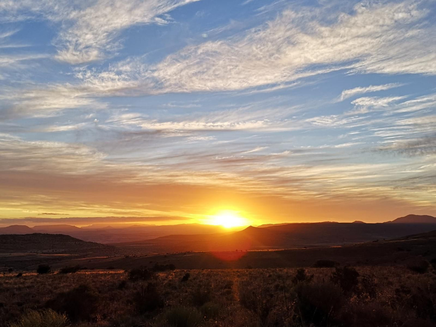 Ganora Guest Farm And Excursions Nieu Bethesda Eastern Cape South Africa Sky, Nature, Sunset