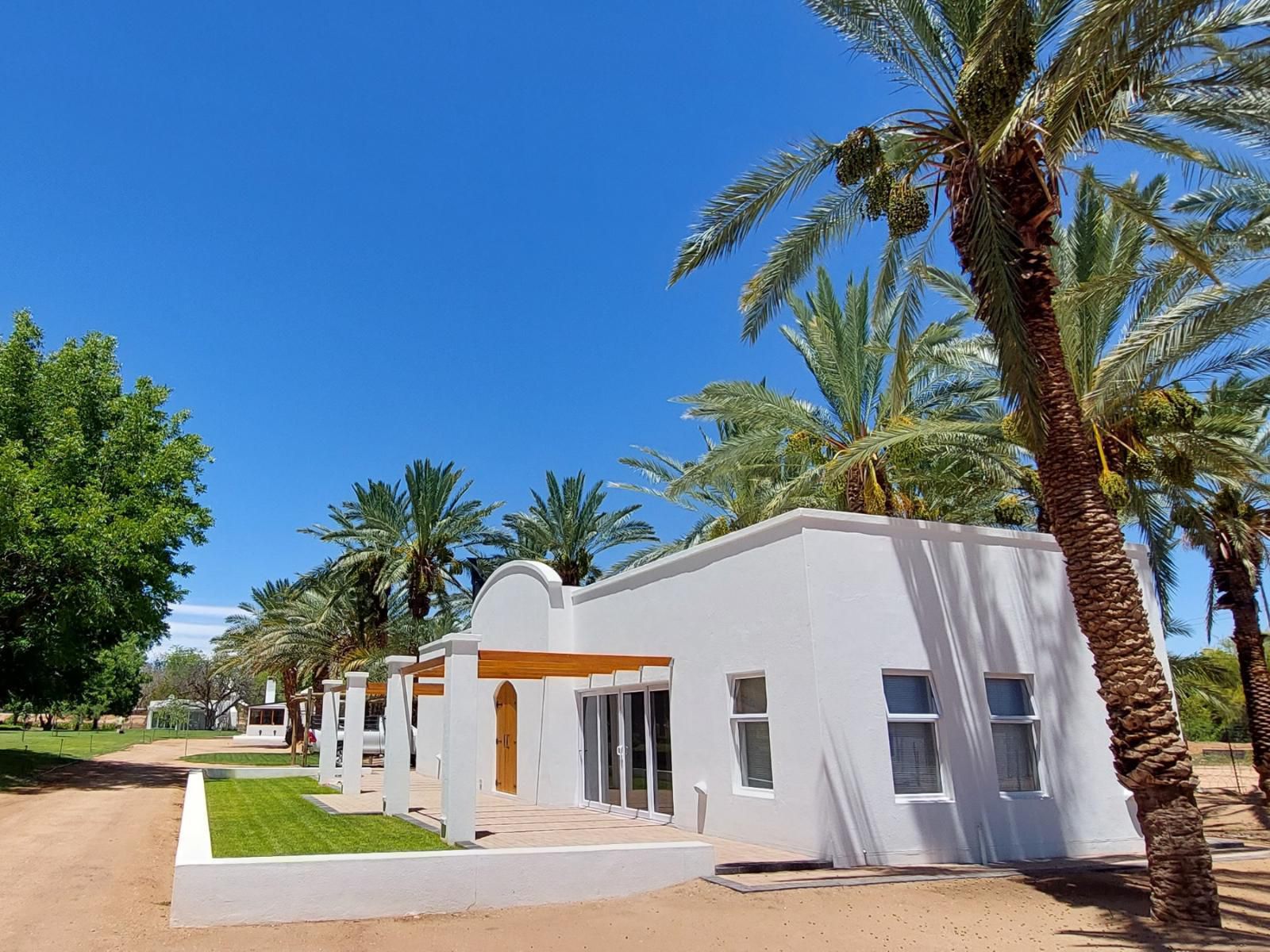 Gazelle Estate Kakamas Northern Cape South Africa Complementary Colors, House, Building, Architecture, Palm Tree, Plant, Nature, Wood, Desert, Sand