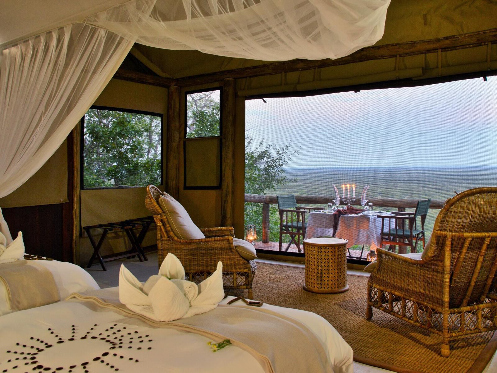 Ghoha Hills Savuti Lodge, Twin/King Tent 7, Bedroom