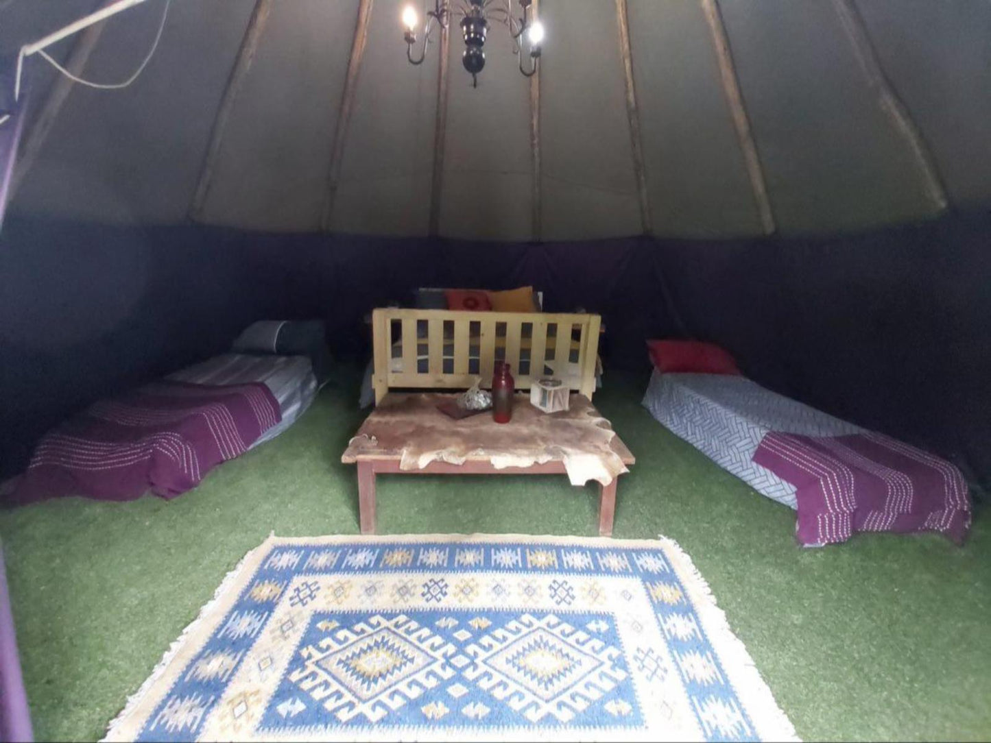 Luxury Teepee Tent 4 Sleeper @ Gibaland