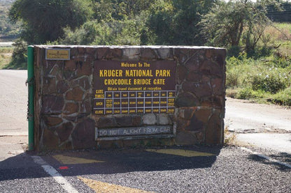 Giraffe Plains Marloth Park Mpumalanga South Africa Sign