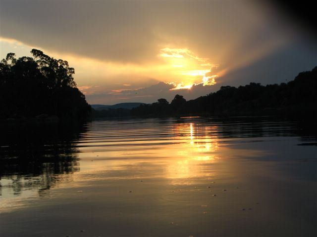 Goosebay Canyon Vaaloewer Gauteng South Africa River, Nature, Waters, Sky, Sunset