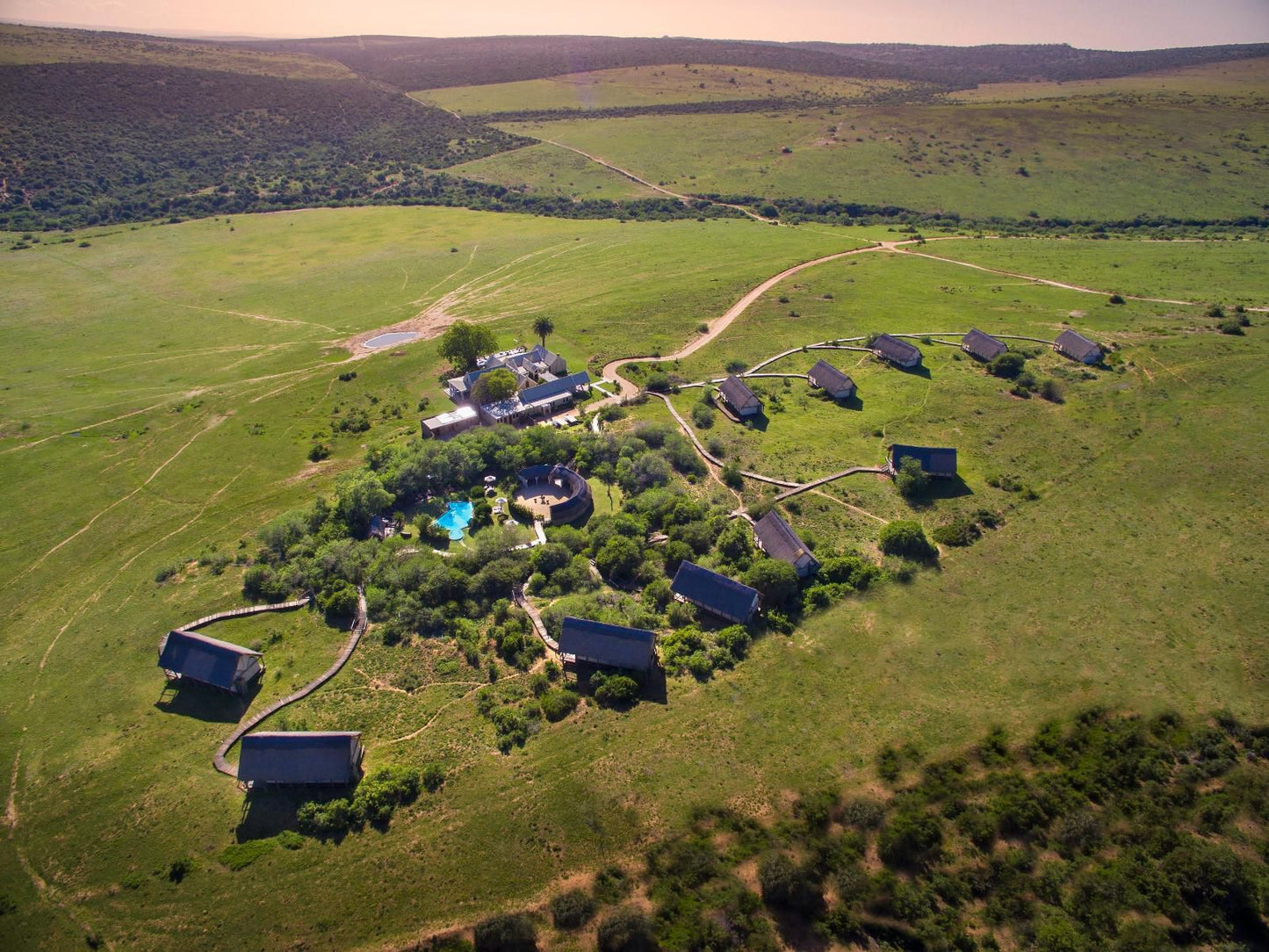 Gorah Elephant Camp Addo Elephant National Park Eastern Cape South Africa Aerial Photography