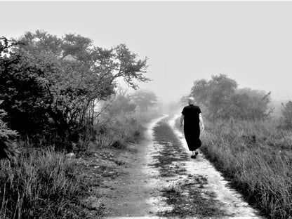 Graceland Eco Retreat, Colorless, Black and White, Silhouette, Person