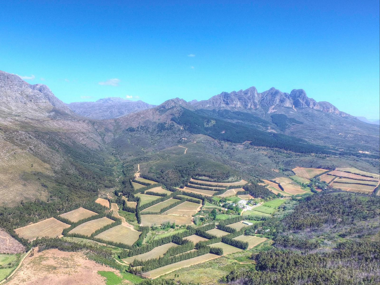 Grand Dedale Country House Wellington Western Cape South Africa Mountain, Nature, Aerial Photography, Highland