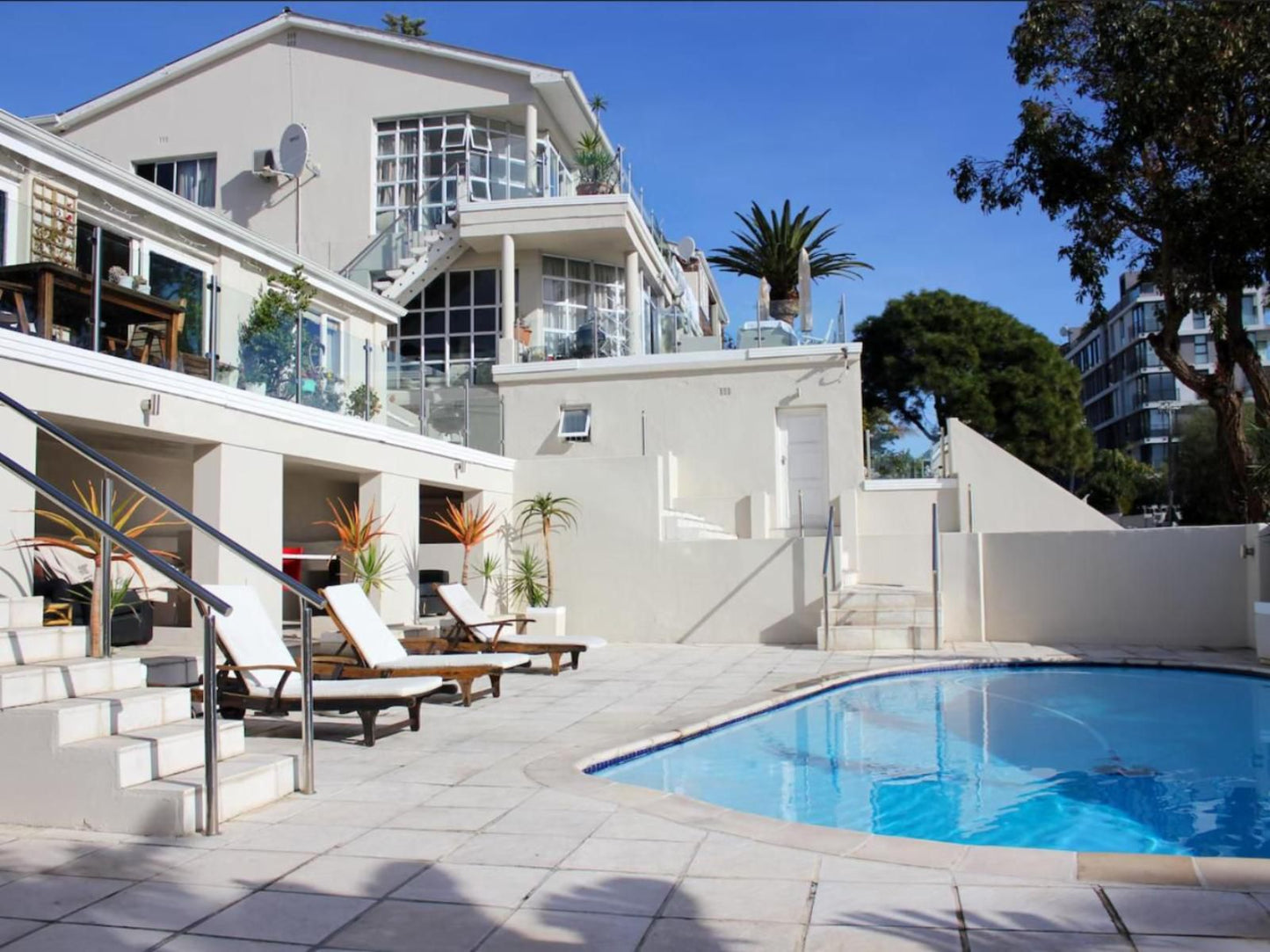 Grande Kloof Boutique Hotel Fresnaye Cape Town Western Cape South Africa House, Building, Architecture, Palm Tree, Plant, Nature, Wood, Swimming Pool