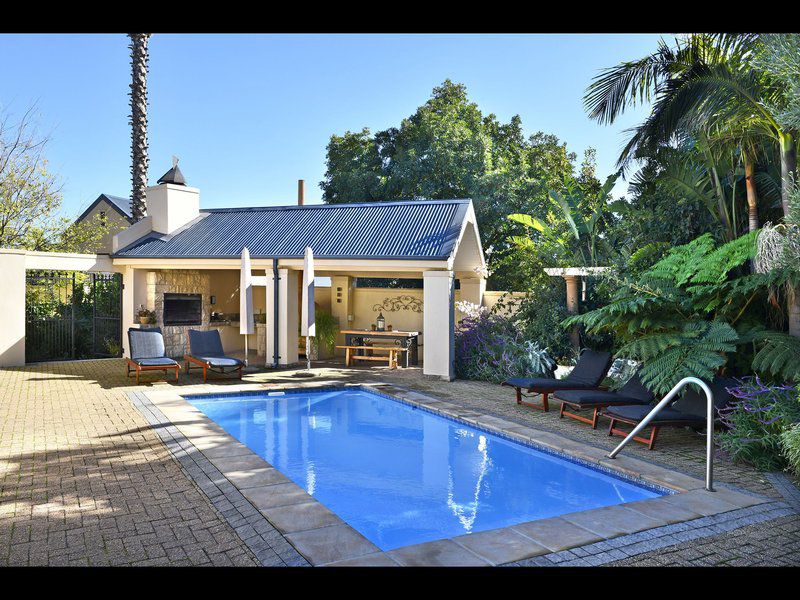 Grande Plaisir Villa Franschhoek Western Cape South Africa House, Building, Architecture, Palm Tree, Plant, Nature, Wood, Swimming Pool