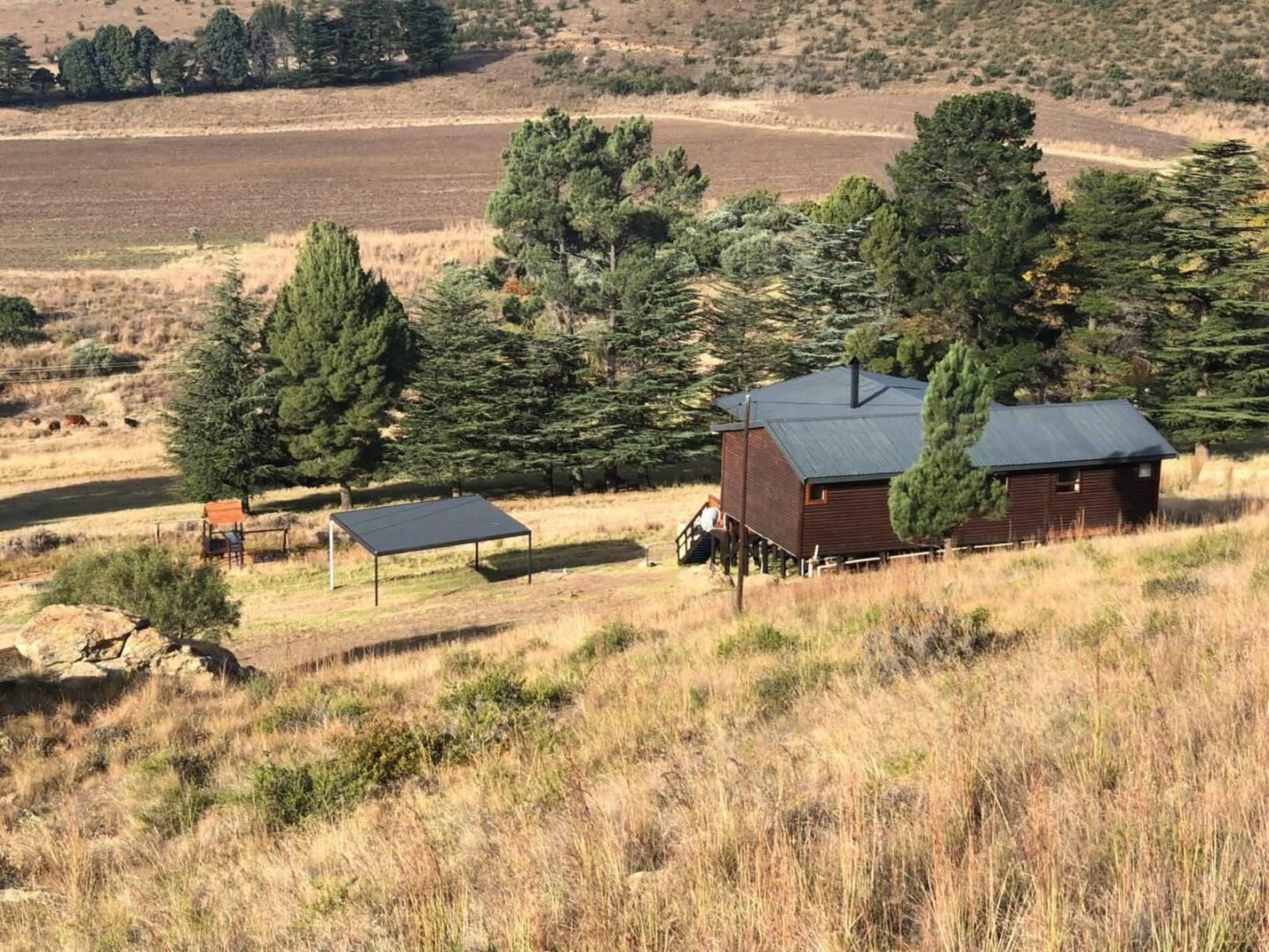 Groenhoek Guest Farms Clarens Free State South Africa Cabin, Building, Architecture