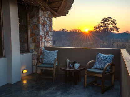 Gwango Elephant Lodge, Forest Chalet, Sunset, Nature, Sky