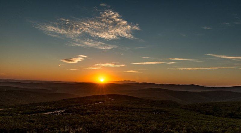 Haarwegskloof Renosterveld Reserve Bredasdorp Western Cape South Africa Sky, Nature, Sunset