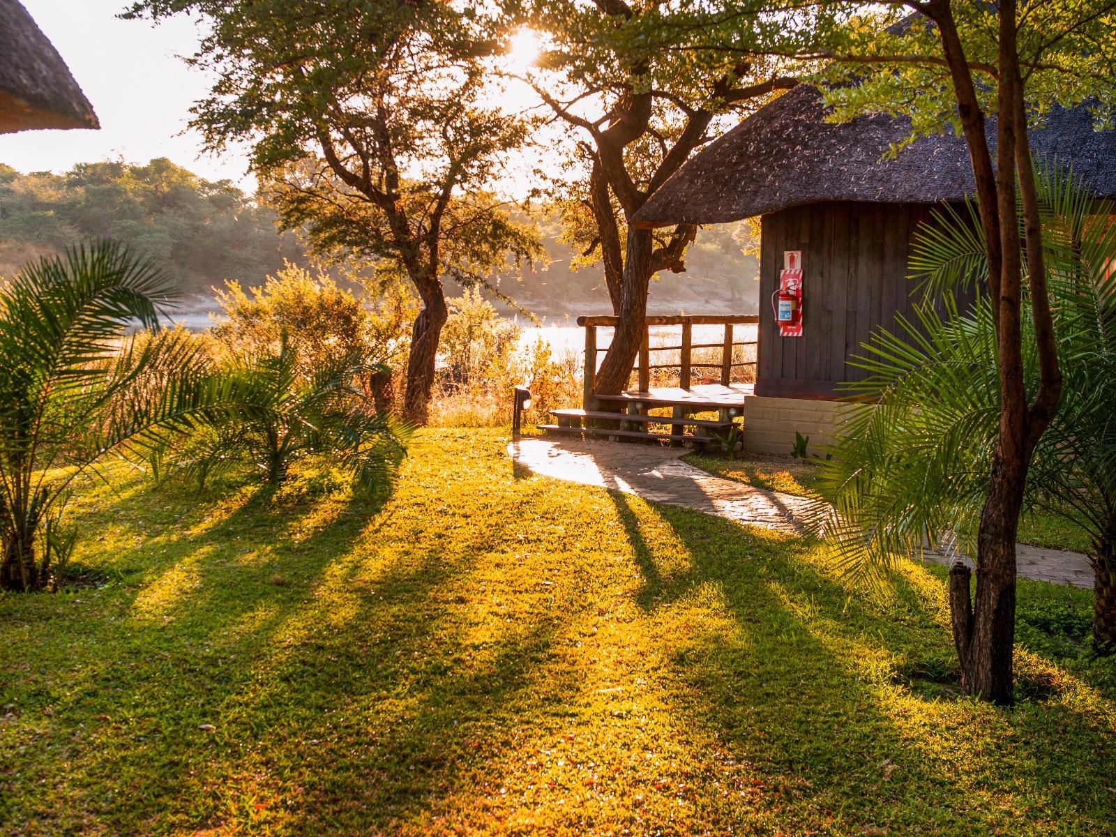 Hakusembe River Lodge, Gondwana Collection Namibia, Triple Bungalow, Island, Nature