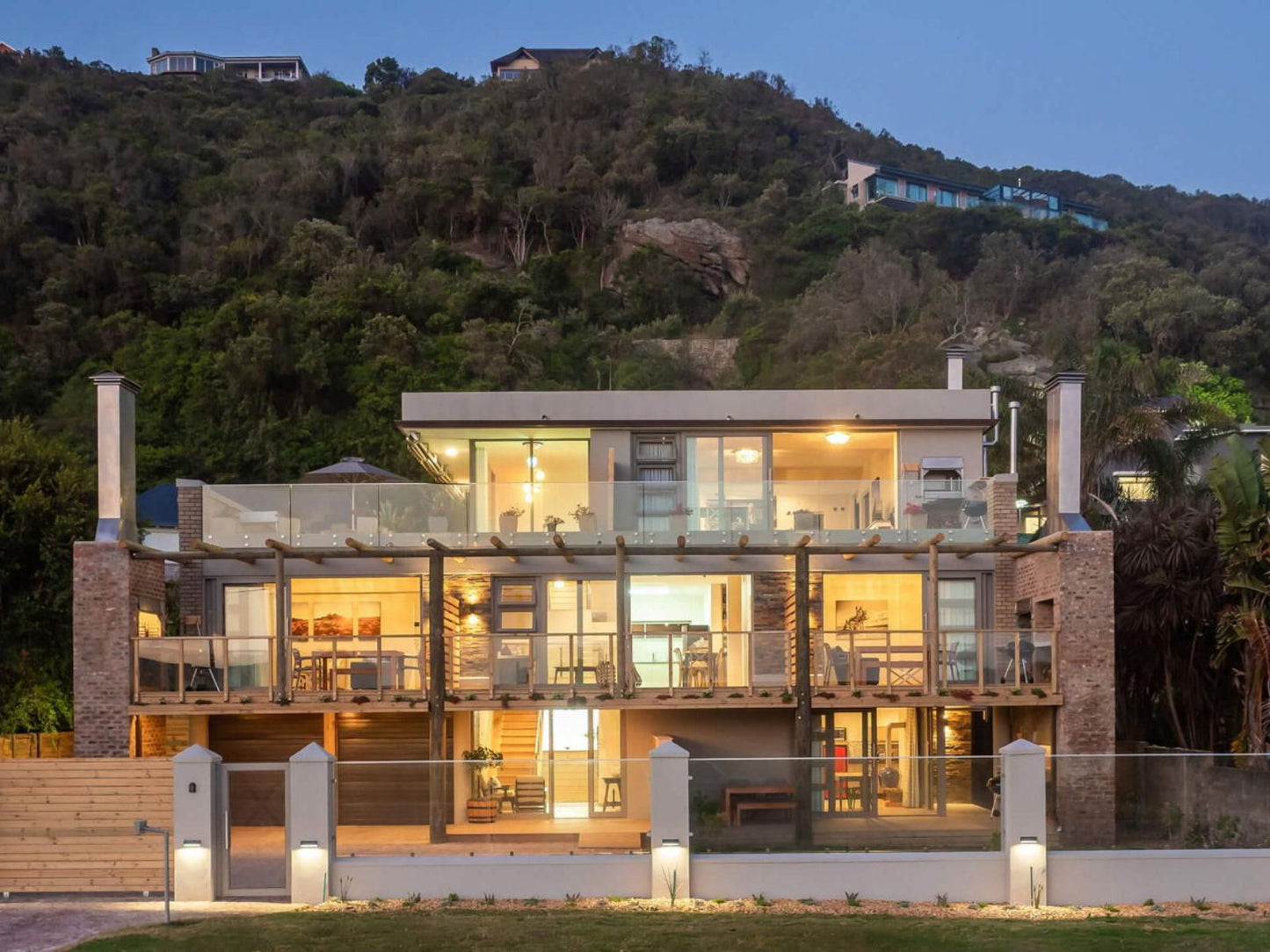 Hamilton House Wilderness Western Cape South Africa Balcony, Architecture, Building, Hollywood Sign, Sight, Sign, Text, Travel, House