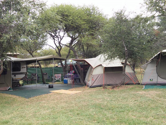 Tent stands @ Hanlin Lodge