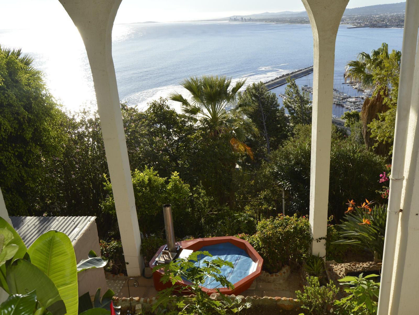 Harbour View Lodge Mountainside Gordons Bay Western Cape South Africa Beach, Nature, Sand, Palm Tree, Plant, Wood