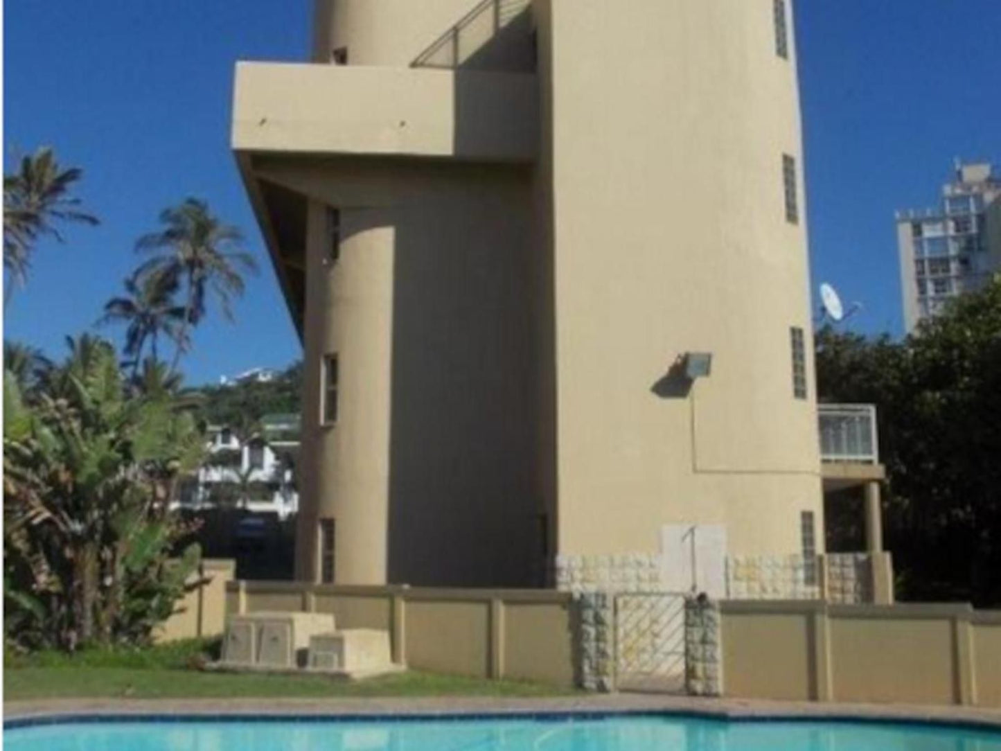 Harcourts Dolphin Coast, Balcony, Architecture, Palm Tree, Plant, Nature, Wood, Sign, Swimming Pool