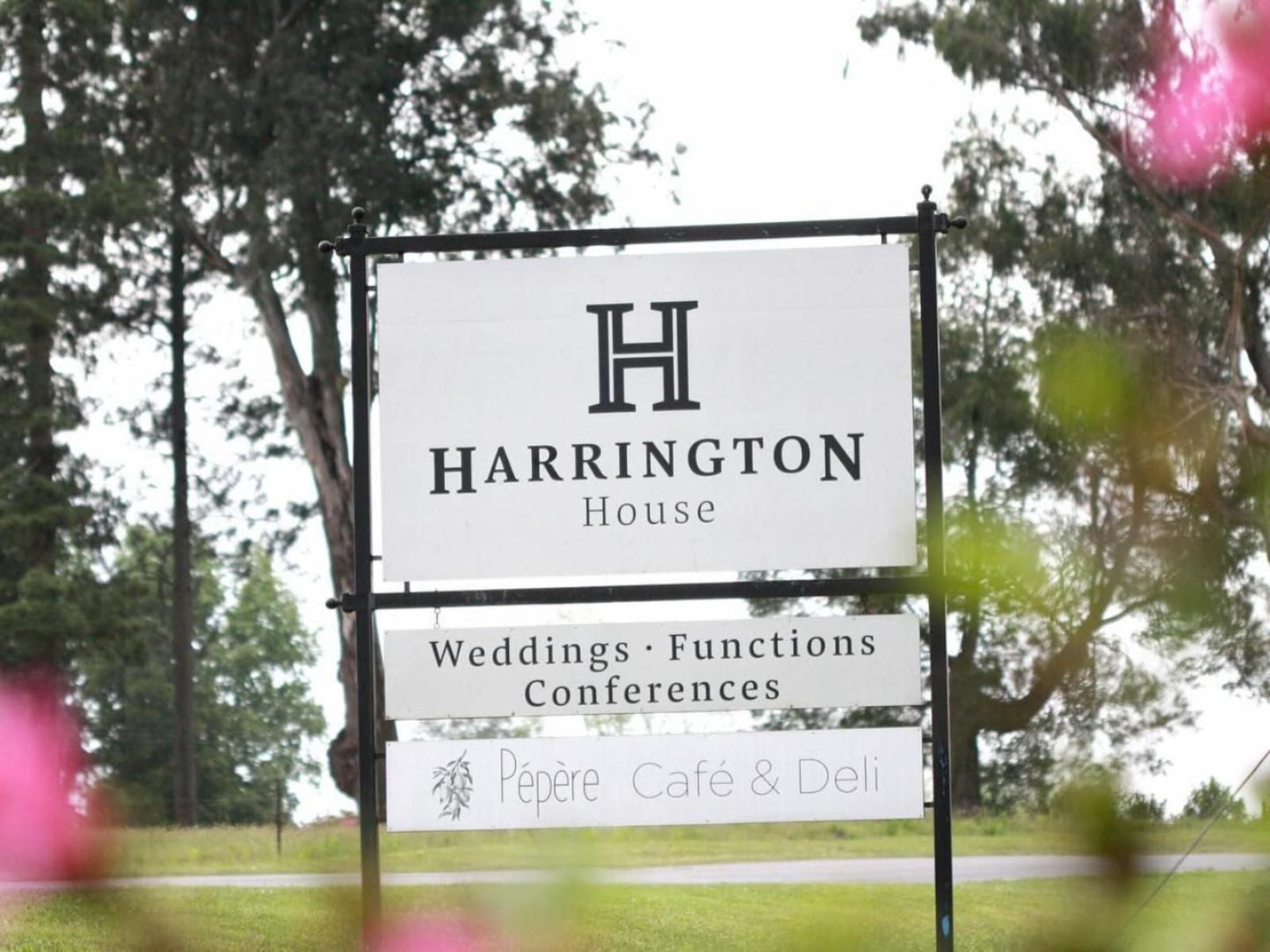 Harrington House, Sign, Text