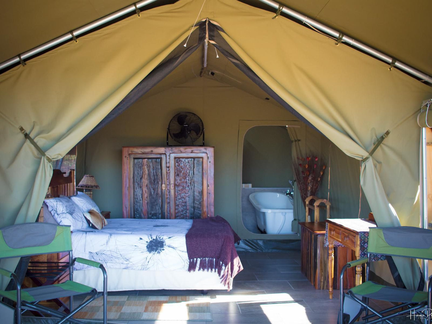 Hartenbos Private Game Lodge, Luxury Family Tent 4 persons, Tent, Architecture