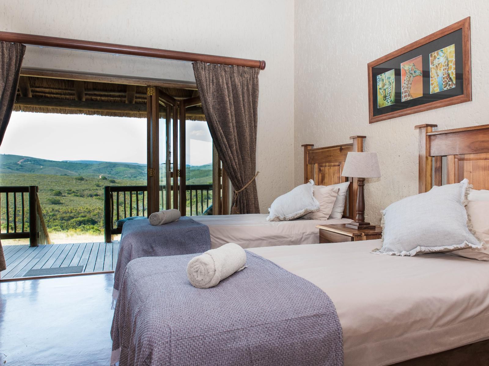 Hartenbos Private Game Lodge, Luxury Tents 2 persons, Bedroom