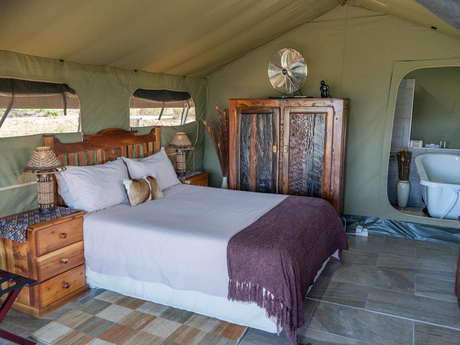 Hartenbos Private Game Lodge, Luxury Tents 2 persons, Tent, Architecture, Bedroom