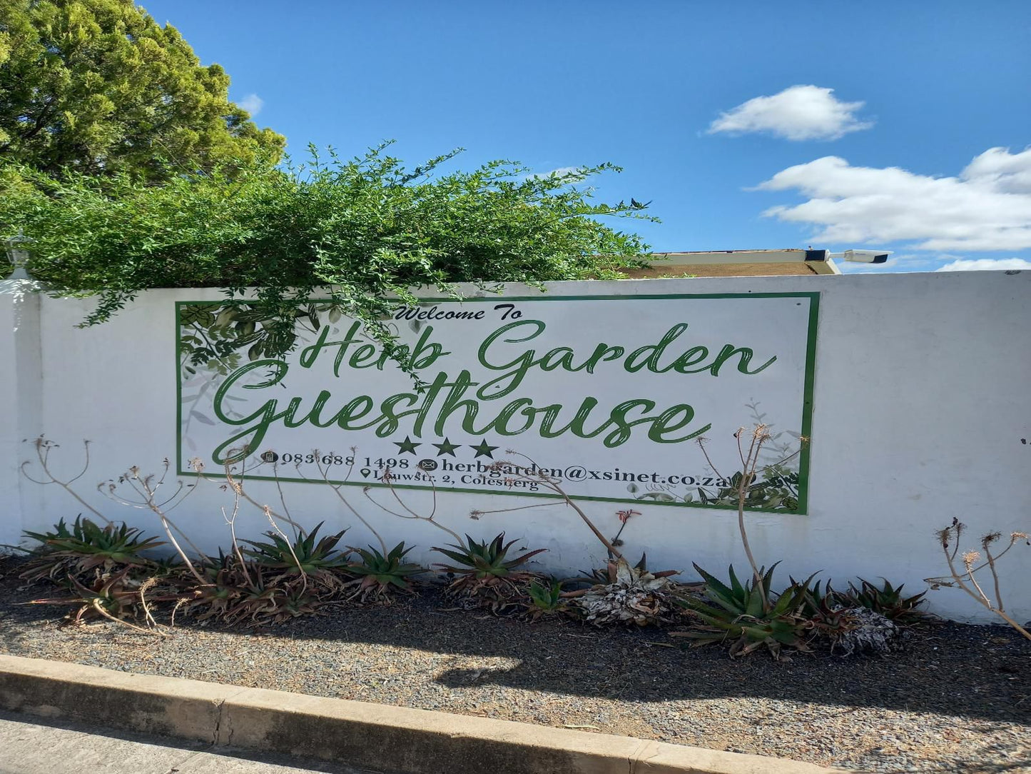 Herb Garden Guest House Colesberg Northern Cape South Africa Sign
