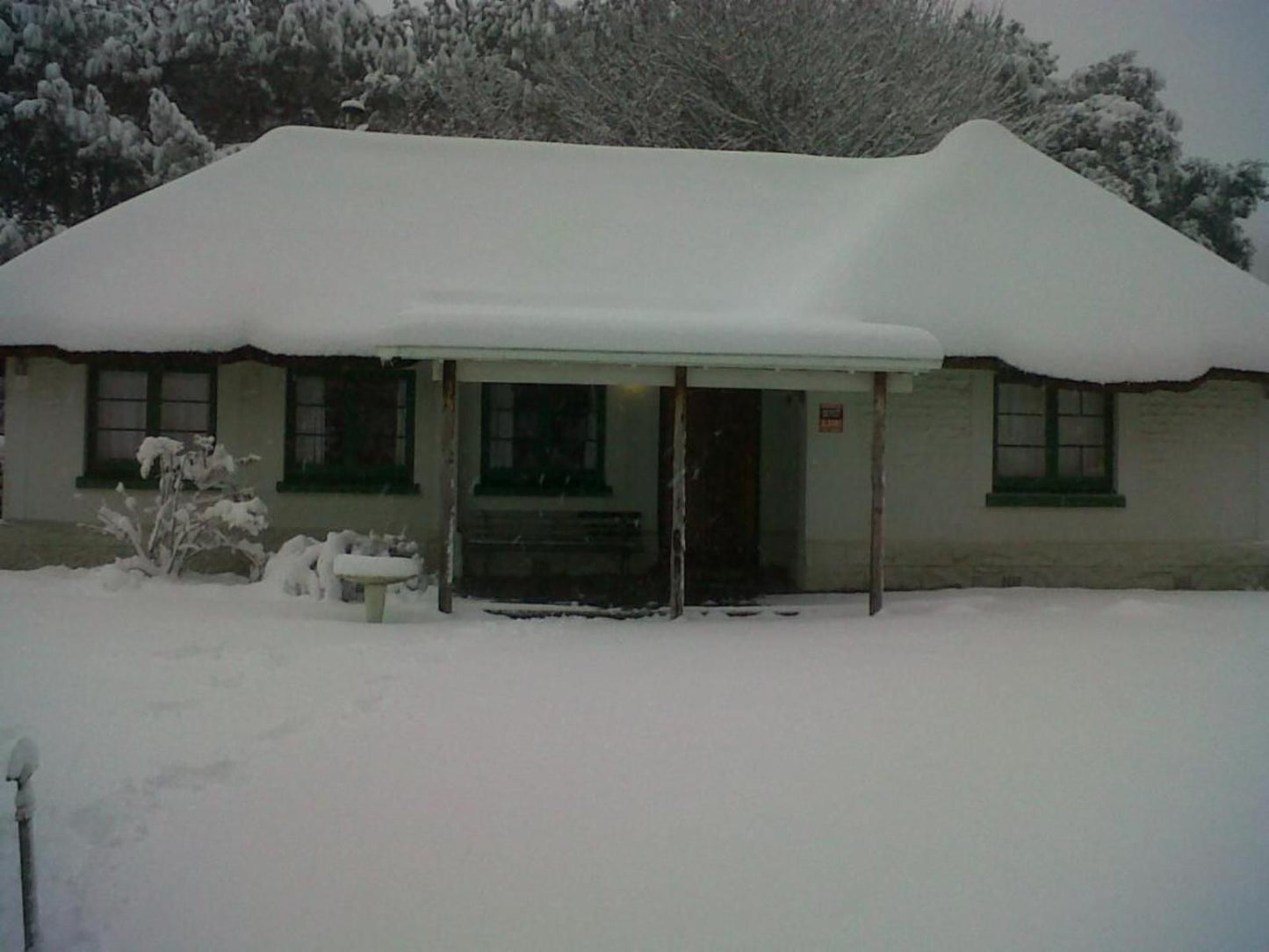 High Goon Vrea Hogsback Eastern Cape South Africa Unsaturated, House, Building, Architecture, Snow, Nature, Winter