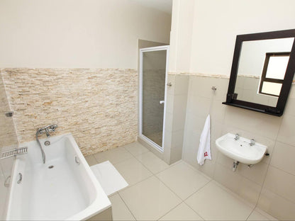 Hillside Executive Accommodation, One-Bedroom Apartment, Sepia Tones, Bathroom