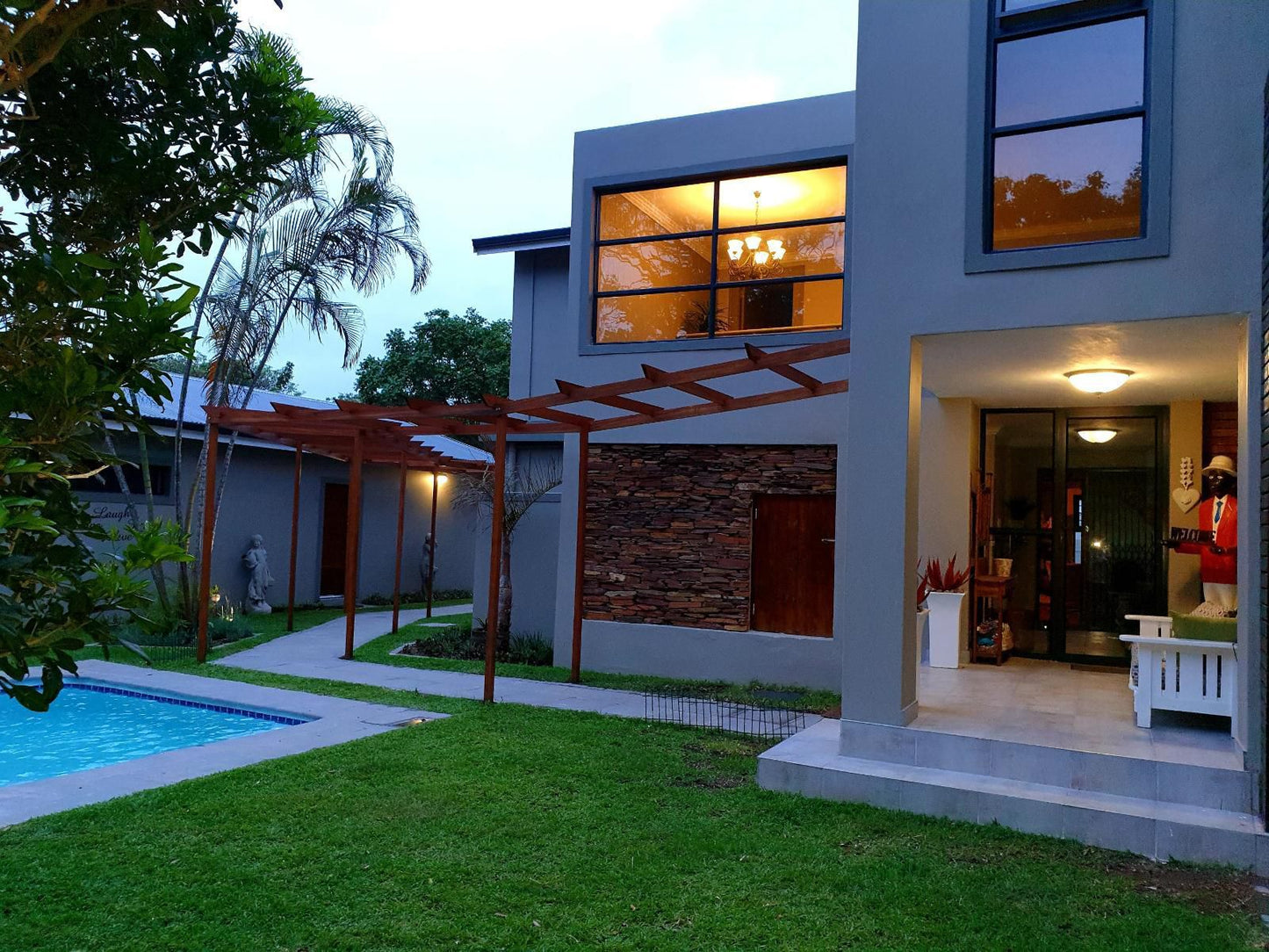 Hillside Guesthouse, House, Building, Architecture, Palm Tree, Plant, Nature, Wood