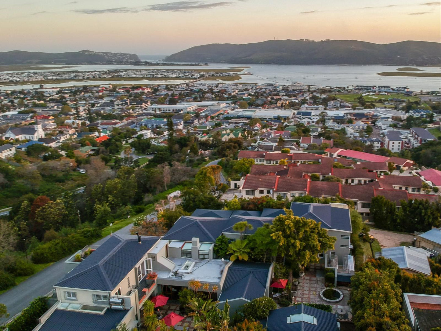 Hillview Self Catering Knysna Central Knysna Western Cape South Africa House, Building, Architecture, Palm Tree, Plant, Nature, Wood, Aerial Photography, City