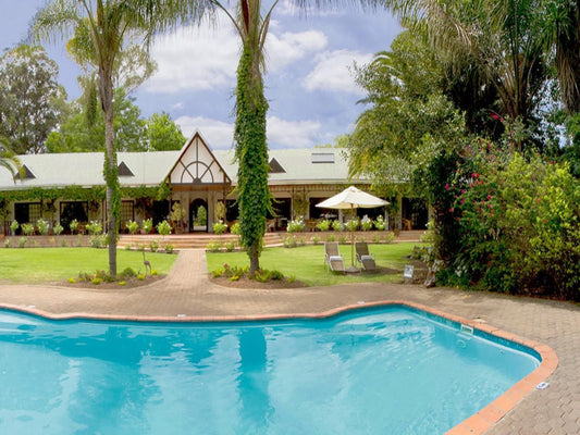 Hlangana Lodge Oudtshoorn Western Cape South Africa Complementary Colors, House, Building, Architecture, Palm Tree, Plant, Nature, Wood, Garden, Swimming Pool