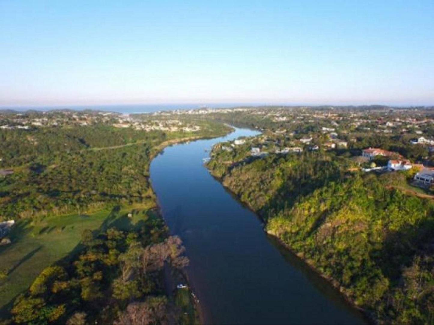 Hope Lodge Nahoon East London Eastern Cape South Africa Complementary Colors, River, Nature, Waters, Aerial Photography