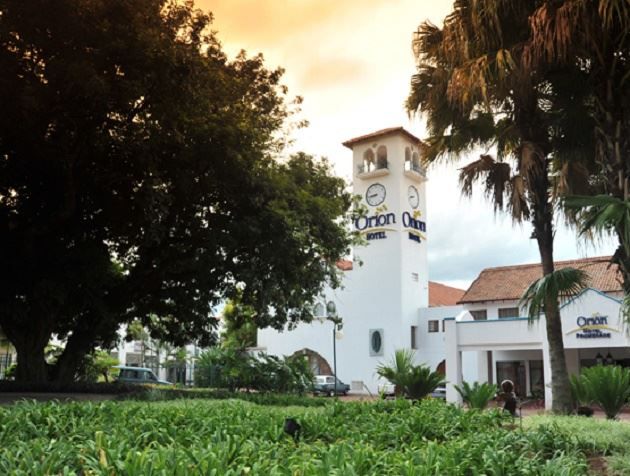 Hotel Promenade Nelspruit Mpumalanga South Africa Clock, Architecture, House, Building, Palm Tree, Plant, Nature, Wood