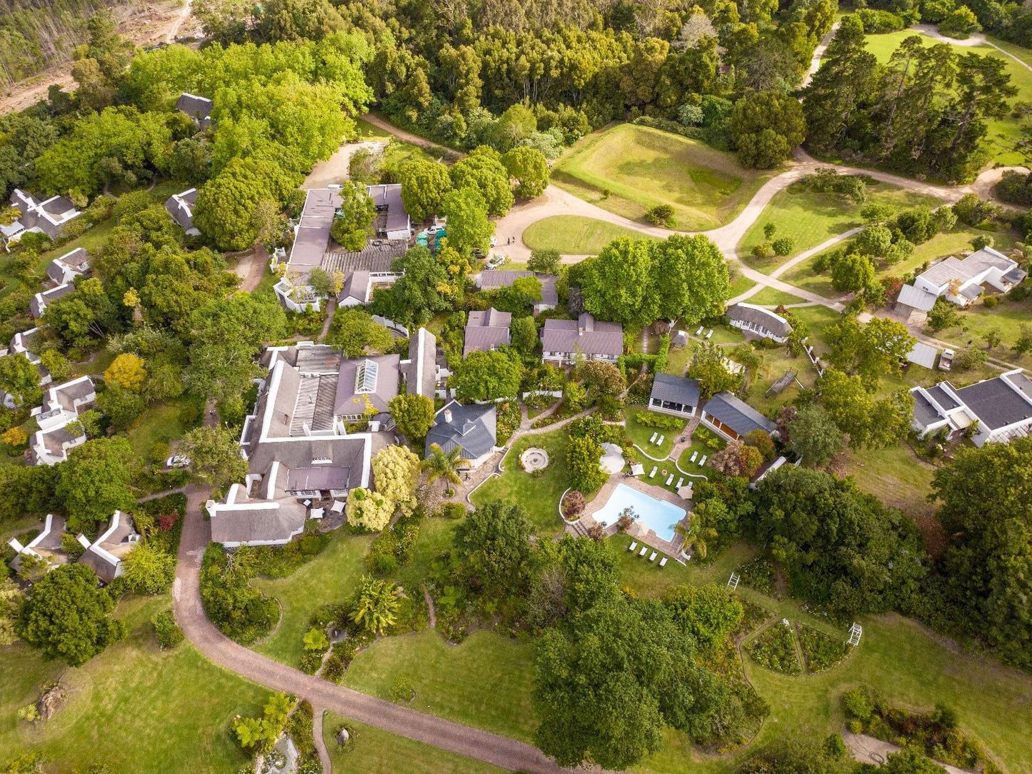 Hunter'S Country House, Aerial Photography, Garden, Nature, Plant, Swimming Pool