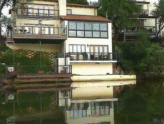 Ileven Heaven Hartbeespoort North West Province South Africa Boat, Vehicle, Half Timbered House, Building, Architecture, House, Lake, Nature, Waters, River, Swimming Pool
