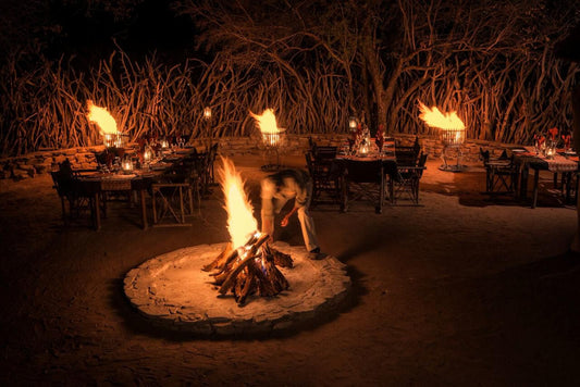 Impodimo Game Lodge Madikwe Game Reserve North West Province South Africa Colorful, Fire, Nature