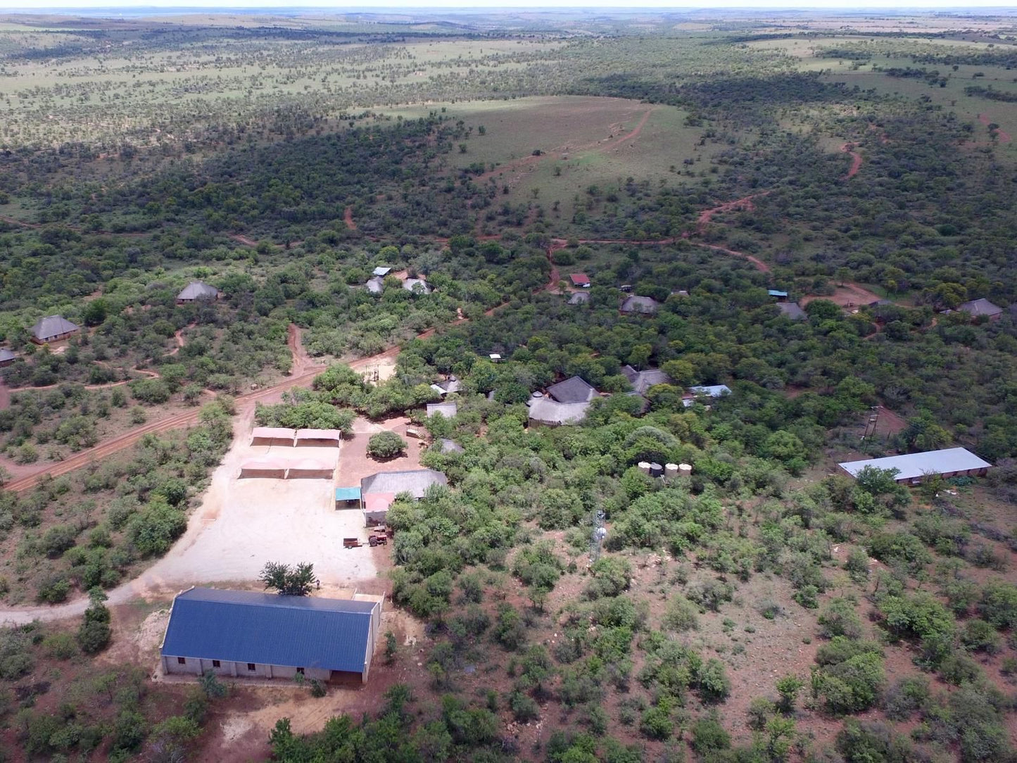 Inyala Game Lodge Ventersdorp North West Province South Africa Unsaturated, Aerial Photography