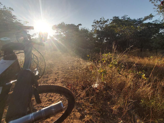 Izintaba Private Game Reserve Vaalwater Limpopo Province South Africa Bicycle, Vehicle, Forest, Nature, Plant, Tree, Wood, Cycling, Sport, Mountain Bike, Funsport, Sunset, Sky